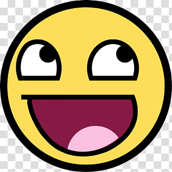 Awesome Face, laughing emoji transparent background PNG clipart