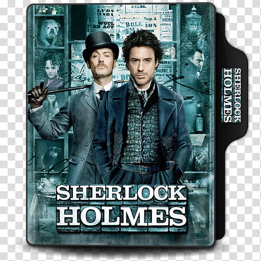 Sherlock Holmes Collection Folder Icons, Sherlock Holmes v transparent background PNG clipart