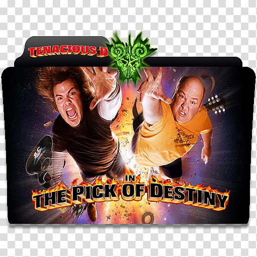 Epic  Movie Folder Icon Vol , Tenacious D in The Pick of Destiny transparent background PNG clipart