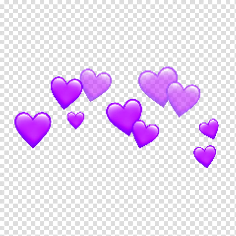 Background Heart Emoji, Emoticon, Love, Valentines Day, Crown, Violet ...