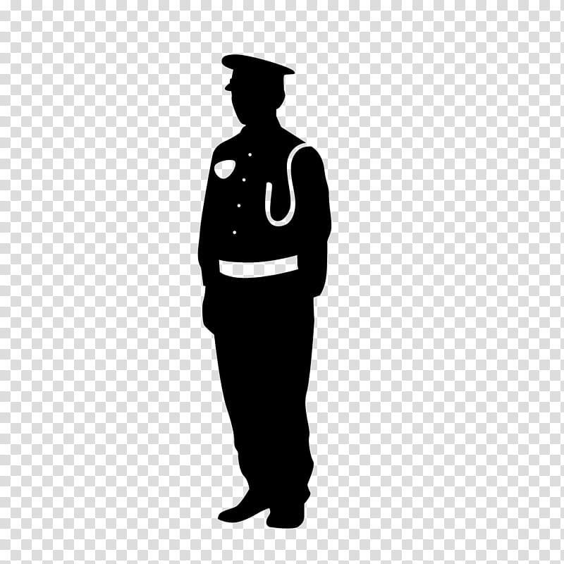 Silhouette Security guard Guardia di sicurezza privata Computer font, Insurance, Logo, Standing, Male, Gentleman, Headgear, Uniform transparent background PNG clipart