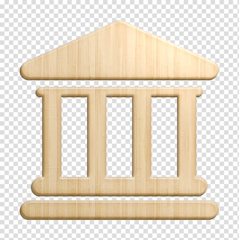 Office set icon Bank building icon Banking icon, Buildings Icon, Wood, Wooden Block transparent background PNG clipart