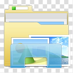 Windows  Folder Icons, win folder replacement PICs transparent background PNG clipart