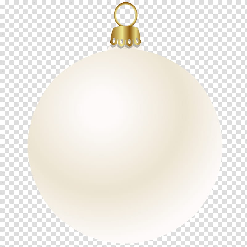 Xmas Balls on , beige bauble transparent background PNG clipart