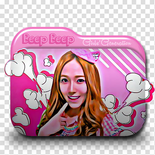 SNSD Beep Beep Folder Icon , Jessica transparent background PNG clipart