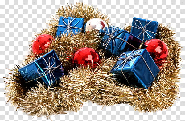 Christmas II, several blue gift boxes transparent background PNG clipart