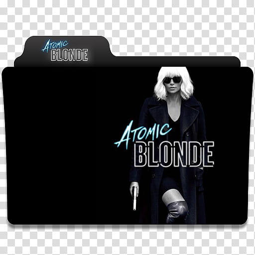 Atomic Blonde  Movie Folder Icon , AtomicBlonde_ transparent background PNG clipart