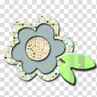FLOwers , teal and green flower wall decor transparent background PNG clipart