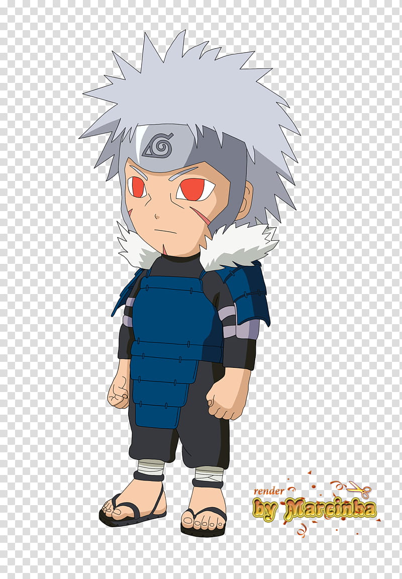 Chibi Tobirama, Naruto man character chibi illustration transparent background PNG clipart