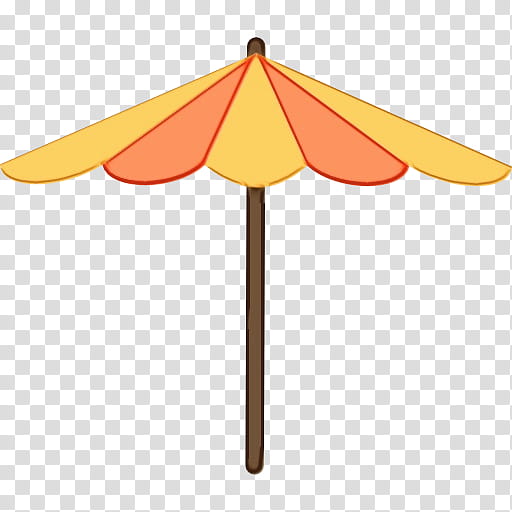 Beach, Umbrella, Orange, Yellow, Table, Shade transparent background PNG clipart