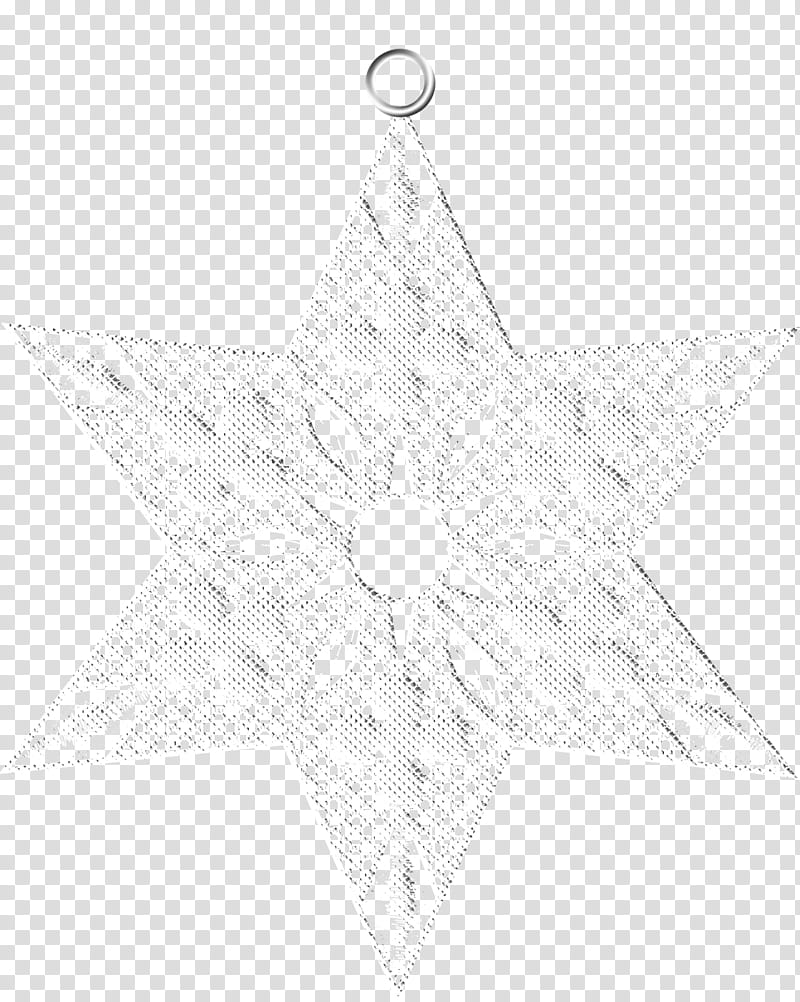Christmas ornaments lace, white snowflakes lace decor transparent background PNG clipart