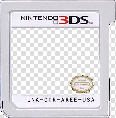 DS Card Template, Nintendo DS game cartridge transparent background PNG clipart