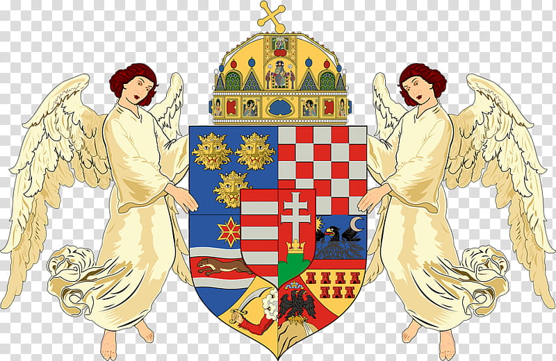 Angel, Kingdom Of Hungary, Lands Of The Crown Of Saint Stephen, Austrohungarian Compromise Of 1867, Coat Of Arms, Coat Of Arms Of Hungary, Coat Of Arms Of Austriahungary, Regent Of Hungary transparent background PNG clipart