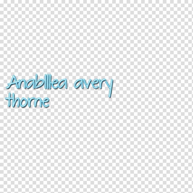 Text anabella avery thorne transparent background PNG clipart