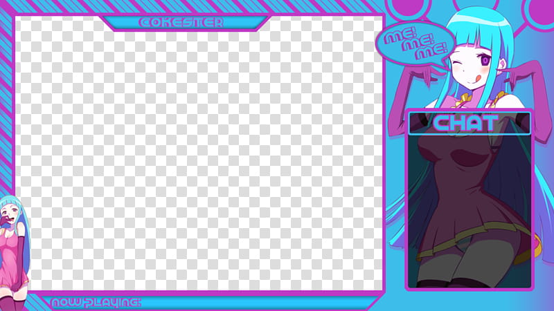 Antivvibu I will design anime or vtuber twitch youtube stream overlays  for 15 on fiverrcom  Streaming Discord emote transparent Overlays