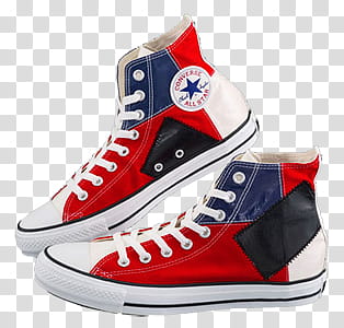 Converse, red-and-blue Converse high-top shoes transparent background PNG  clipart | HiClipart