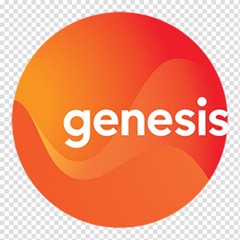 Genesis Logo, Genesis Energy Limited, Electricity, Energy Industry, New Zealand, Label, Retail, Orange transparent background PNG clipart