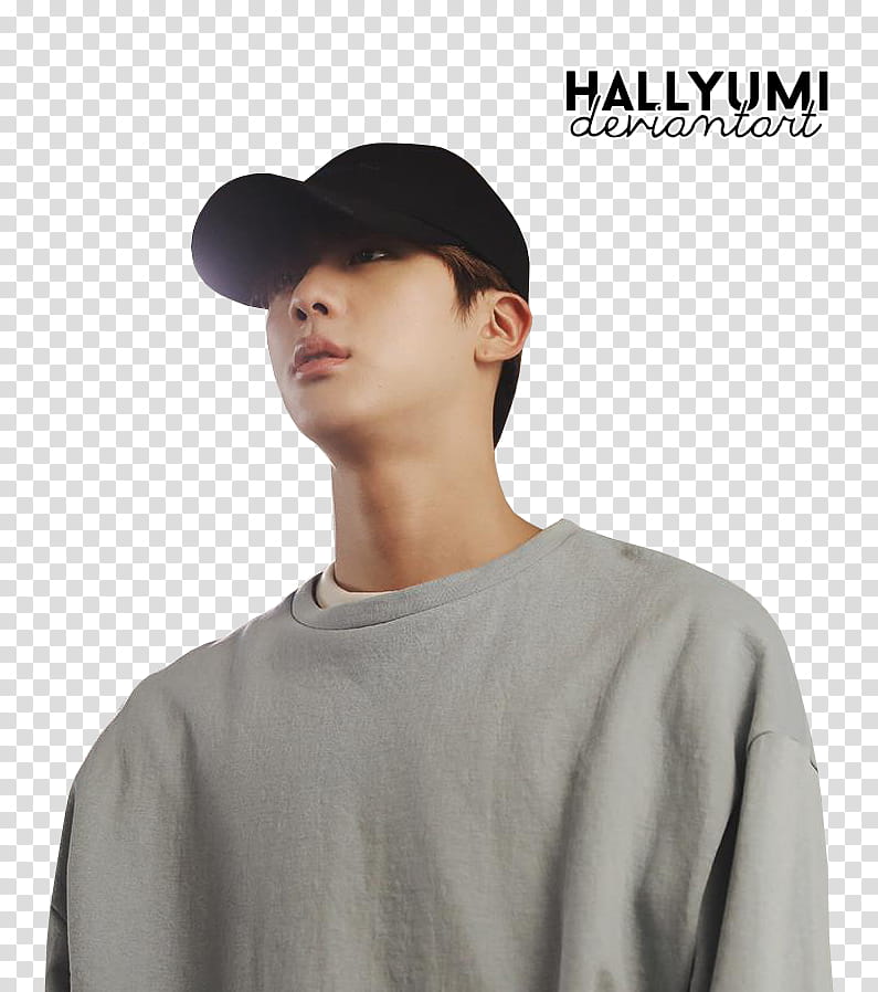 MINI Jin Birthday, man wearing black cap transparent background PNG clipart