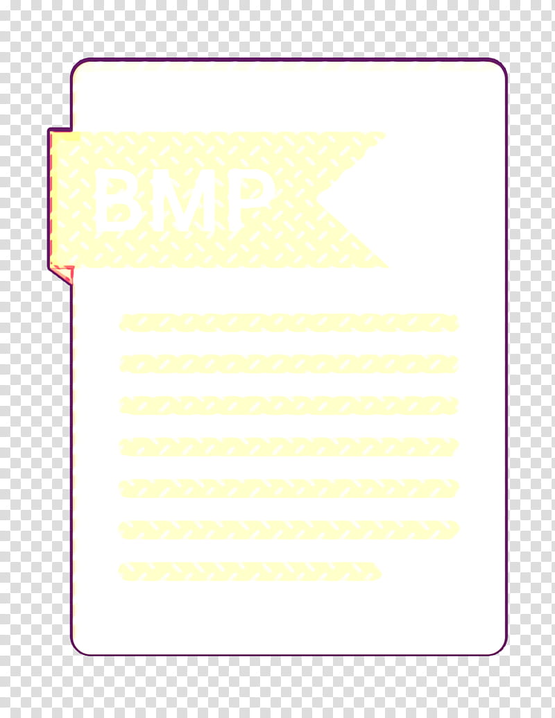 bmp icon documents icon file icon, Format Icon, Paper Icon, White, Yellow, Text, Line, Rectangle transparent background PNG clipart