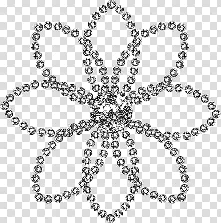 collection, clear jeweled flower illustration transparent background PNG clipart