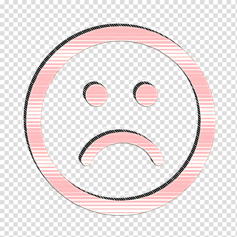 Emotions Rounded icon Sad face in rounded square icon Sad icon, Interface Icon, Nose, Pink, Facial Expression, Head, Smile, Skin transparent background PNG clipart