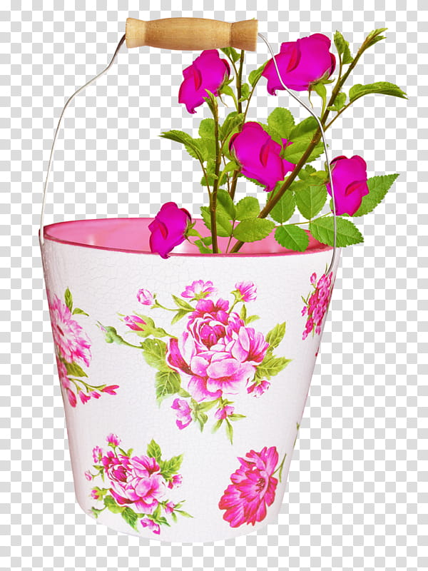 Pink Flower, Floral Design, Cut Flowers, Vase, Rose, Color, Flowerpot, Plant transparent background PNG clipart