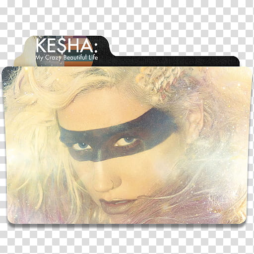 Ke ha My Crazy Beautiful Life Folder Icon, Ke$ha My Crazy Beautiful Life  transparent background PNG clipart