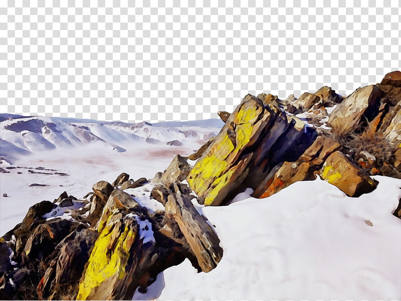 geological phenomenon rock nunatak mountain geology, Watercolor, Paint, Wet Ink, Glacial Landform, Summit, Wood, Ridge transparent background PNG clipart