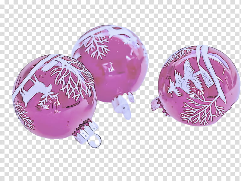 Christmas ornament, Violet, Pink, Purple, Magenta, Fashion Accessory, Holiday Ornament, Ball transparent background PNG clipart