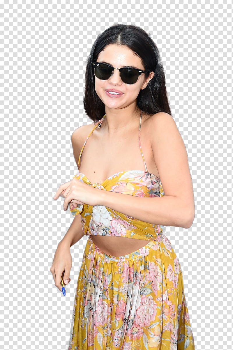 Selena Gomez  , selenabymarieshraderjs() transparent background PNG clipart