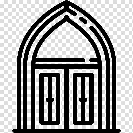 Church, Drawing, Door, Christianity, Christian Church, Arch, Building, Line transparent background PNG clipart