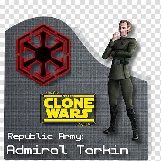 Star Wars The Clone Wars Republic Army, Admiral Tarkin transparent background PNG clipart