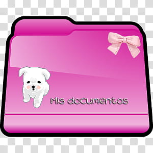 Iconos Y s, mis documentos_LAdy Pink, Mis documentos folder icon transparent background PNG clipart