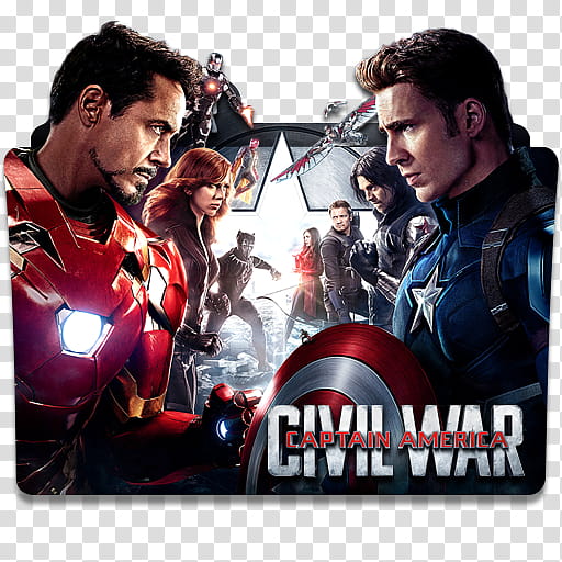 Captain America Civil War  Folder Icon Pack, Captain America Civil War v transparent background PNG clipart