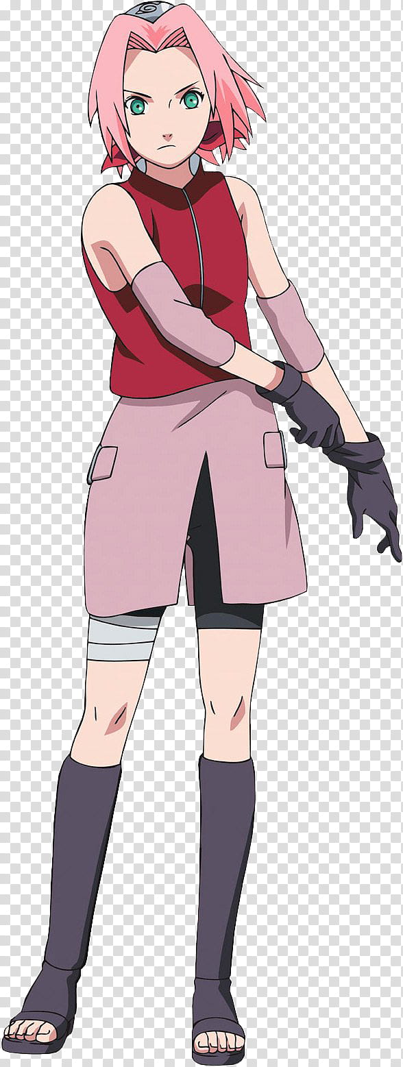 Sakura Haruno transparent background PNG clipart