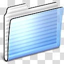 RealDock for RocketDock, white and blue folder illustration transparent background PNG clipart