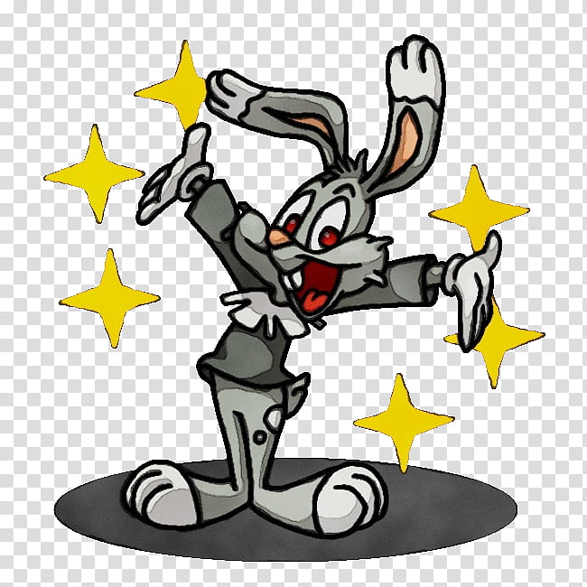 Bugs Bunny, Watercolor, Paint, Wet Ink, Buster Bunny, Babs Bunny, Roger Rabbit, Looney Tunes transparent background PNG clipart