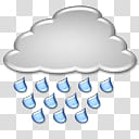Aero Cyberskin Weather Release, gray clouds with rain transparent background PNG clipart