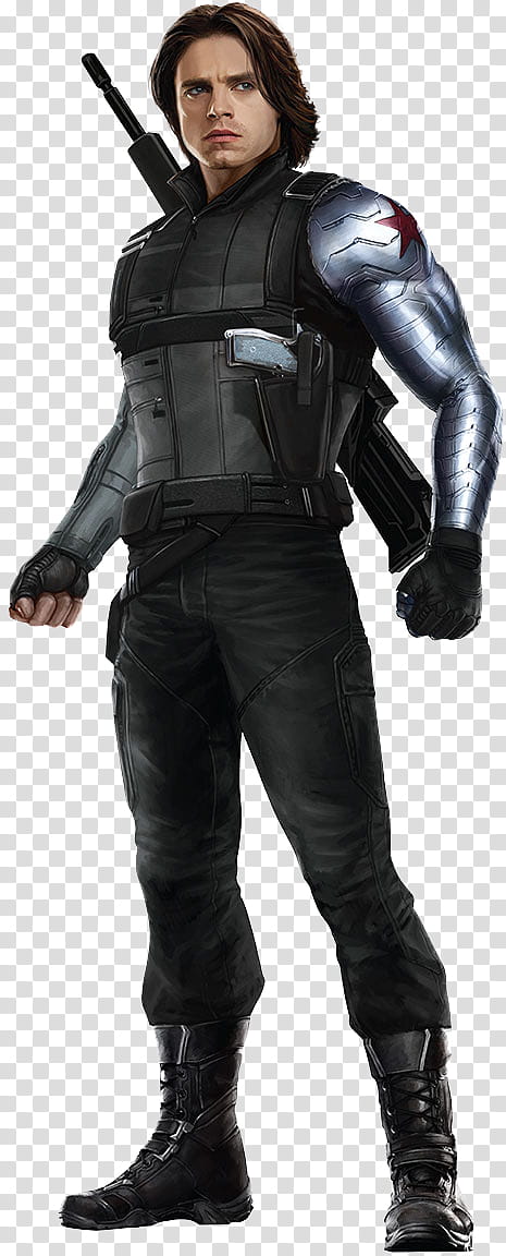 Captain America Civil War Winter Soldier  transparent background PNG clipart
