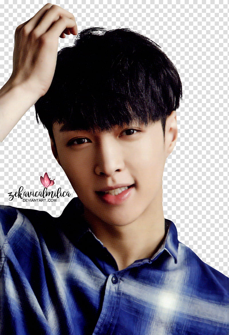 EXO Lay  Season Greetings, man smiling while raising hand transparent background PNG clipart