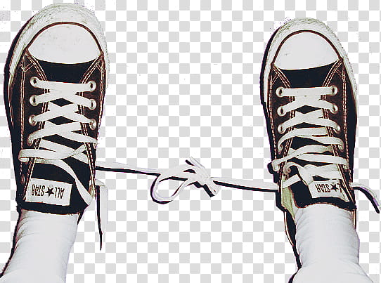, person wearing black Converse All-Star sneakers transparent background PNG clipart