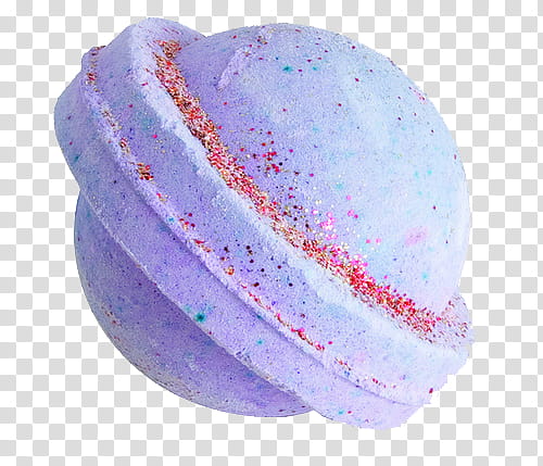 III, purple bath bomb with dust transparent background PNG clipart