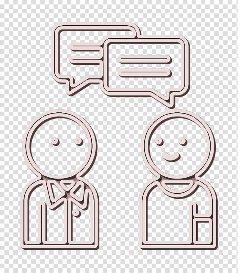 Linear Communication icon Conversation icon, Text, Smile, Line Art, Gesture transparent background PNG clipart