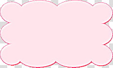 Shapes en, pink text cloud transparent background PNG clipart