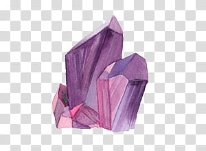 Crystals Flowers, purple rock fragment drawing transparent background PNG clipart