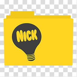 Simply Styled Icon Set  Icons FREE , Nickelodeon D Movie Maker Folder, Light bulb with nick illustration transparent background PNG clipart