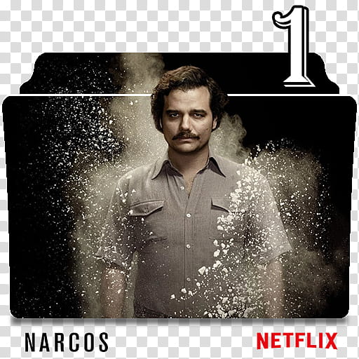 Narcos series and season folder icons, Narcos S ( transparent background PNG clipart