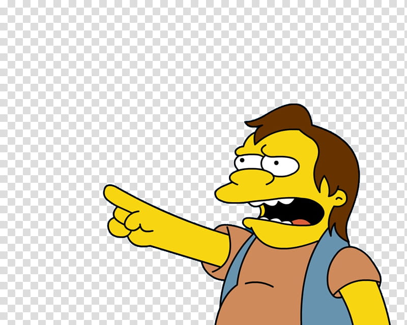 Los Simpsons, Nelson from The Simpsons transparent background PNG clipart