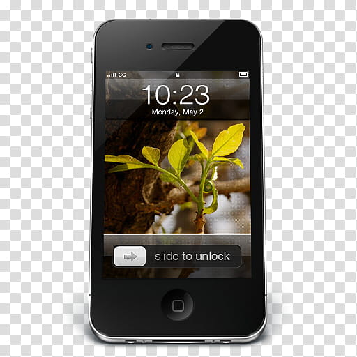 i, black iPhone  transparent background PNG clipart