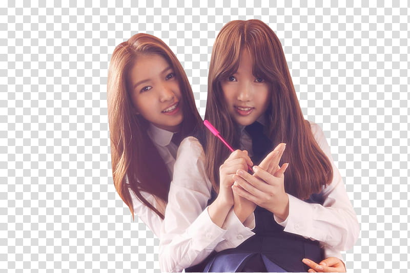 GFRIEND, woman holding pink pen transparent background PNG clipart